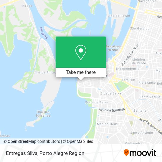 Mapa Entregas Silva