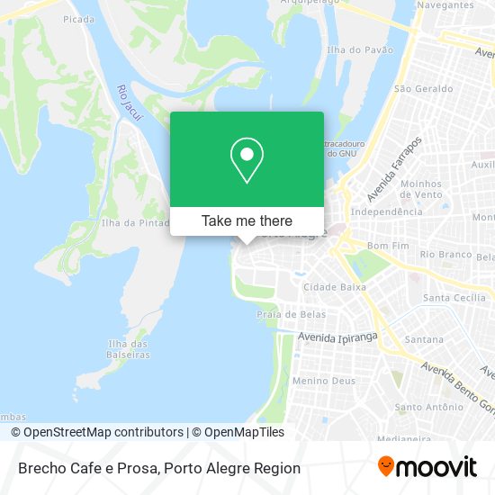 Mapa Brecho Cafe e Prosa