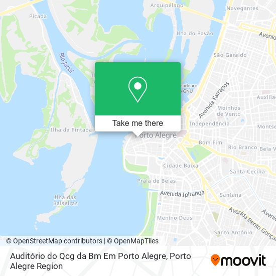 Auditório do Qcg da Bm Em Porto Alegre map