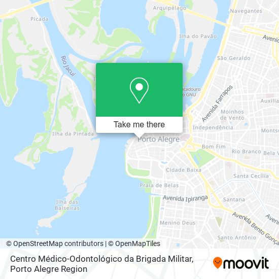 Centro Médico-Odontológico da Brigada Militar map