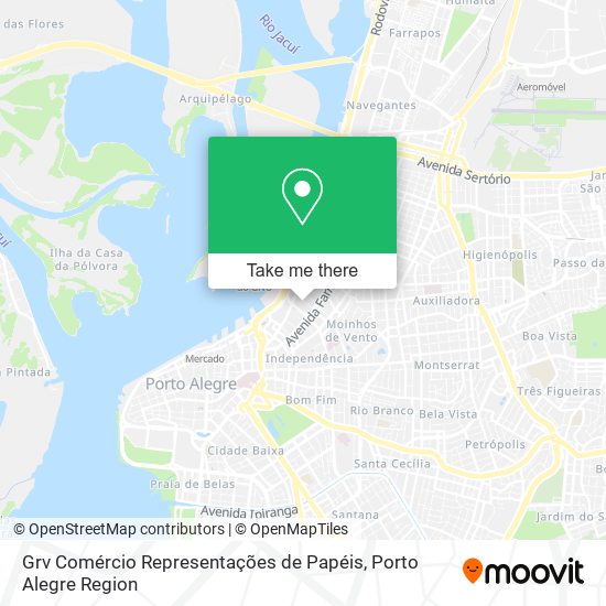 Grv Comércio Representações de Papéis map