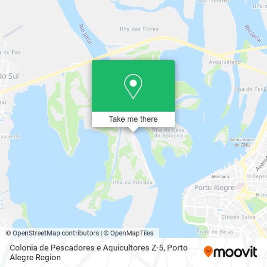 Colonia de Pescadores e Aquicultores Z-5 map