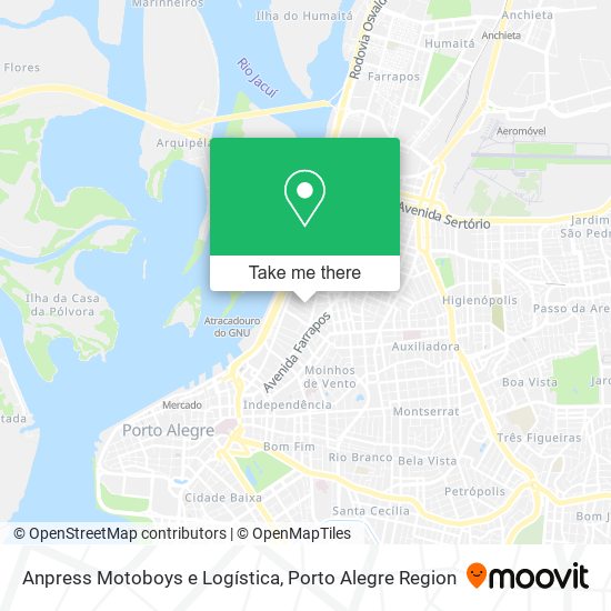 Anpress Motoboys e Logística map