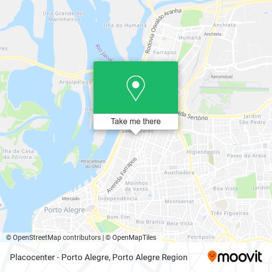 Placocenter - Porto Alegre map