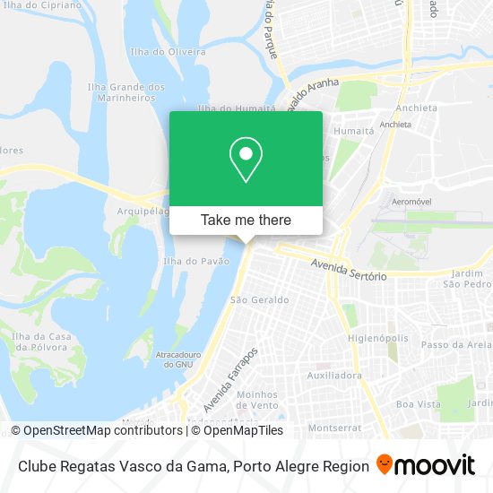 Clube Regatas Vasco da Gama map