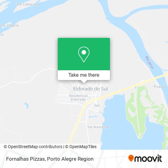 Fornalhas Pizzas map