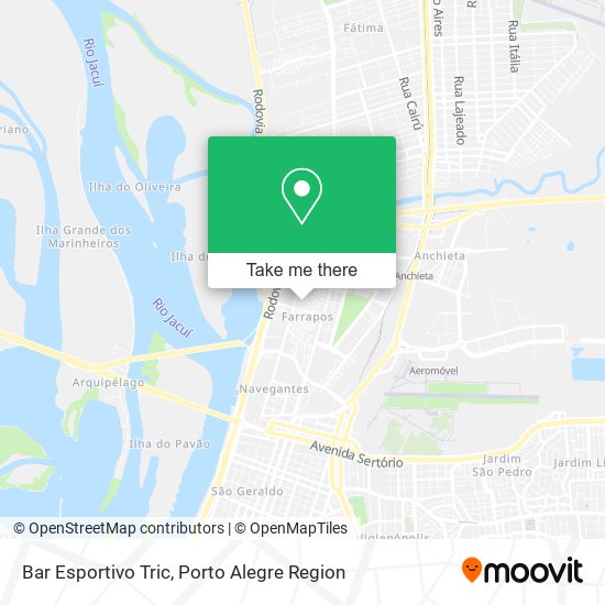 Bar Esportivo Tric map