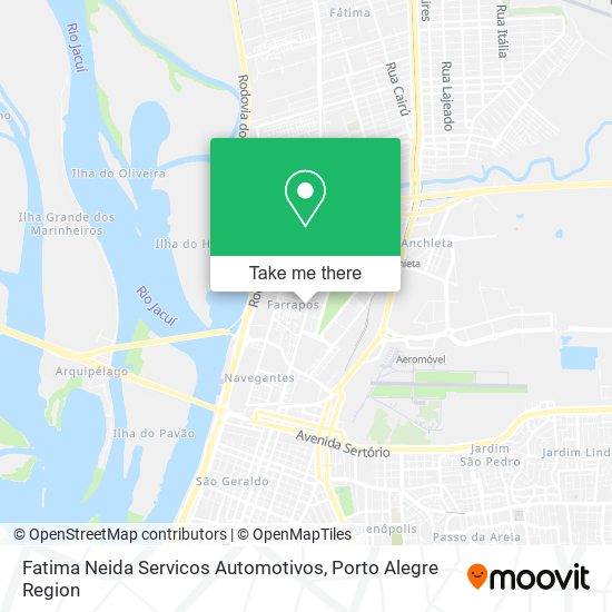 Mapa Fatima Neida Servicos Automotivos