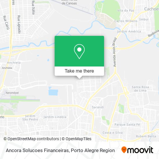 Ancora Solucoes Financeiras map