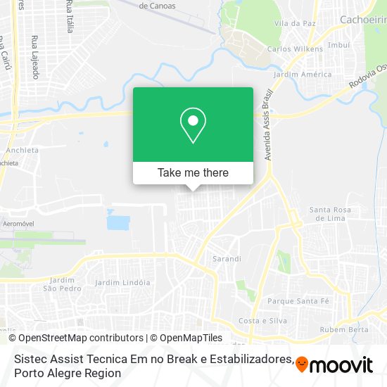 Mapa Sistec Assist Tecnica Em no Break e Estabilizadores