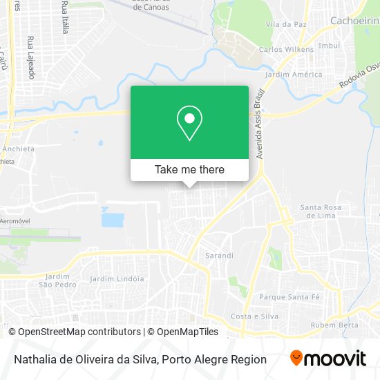 Nathalia de Oliveira da Silva map