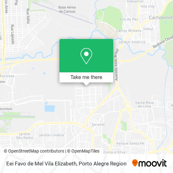 Eei Favo de Mel Vila Elizabeth map
