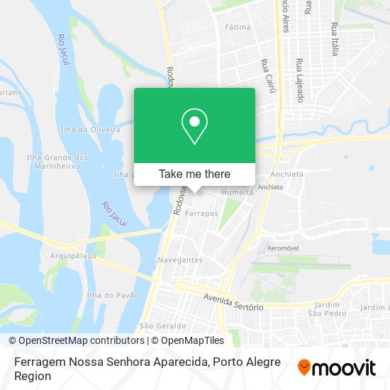 Mapa Ferragem Nossa Senhora Aparecida