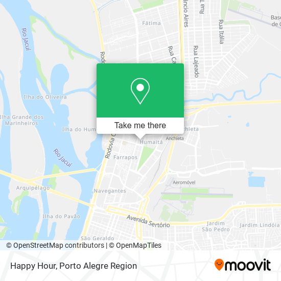 Happy Hour map