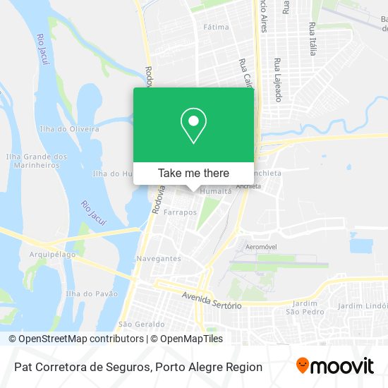 Pat Corretora de Seguros map