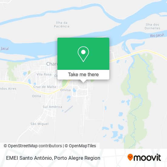 Mapa EMEI Santo Antônio