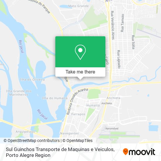 Sul Guinchos Transporte de Maquinas e Veiculos map