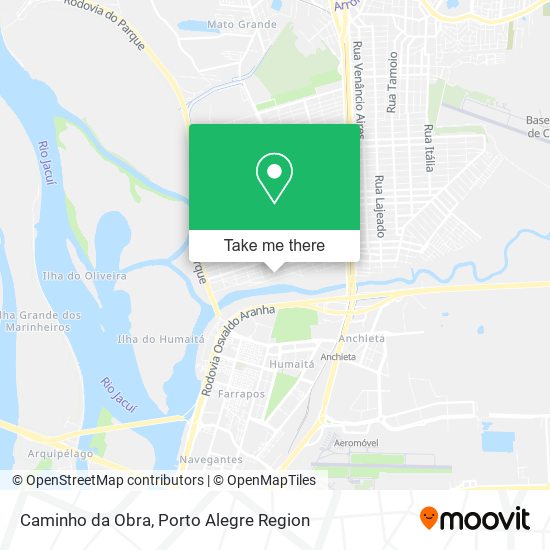 Caminho da Obra map