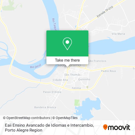 Eaii Ensino Avancado de Idiomas e Intercambio map