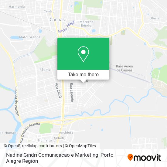 Nadine Gindri Comunicacao e Marketing map