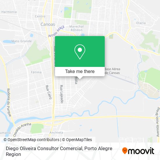 Diego Oliveira Consultor Comercial map