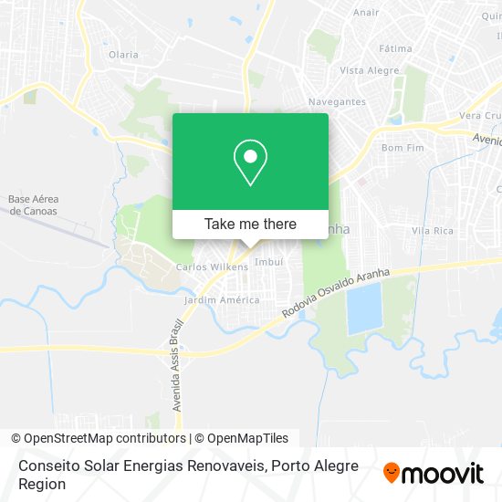 Conseito Solar Energias Renovaveis map