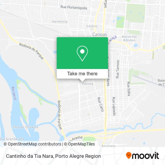 Cantinho da Tia Nara map