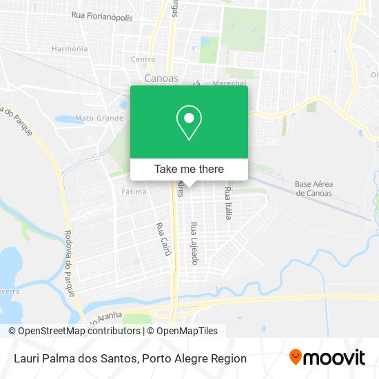Mapa Lauri Palma dos Santos