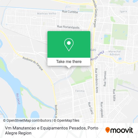 Mapa Vm Manutencao e Equipamentos Pesados