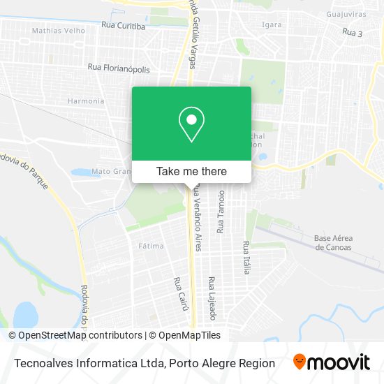 Mapa Tecnoalves Informatica Ltda