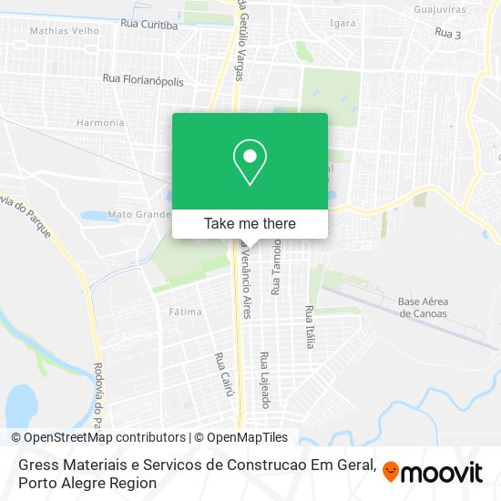 Gress Materiais e Servicos de Construcao Em Geral map