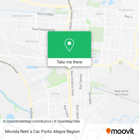 Movida Rent a Car map