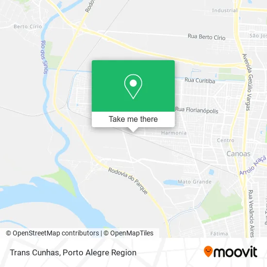 Trans Cunhas map