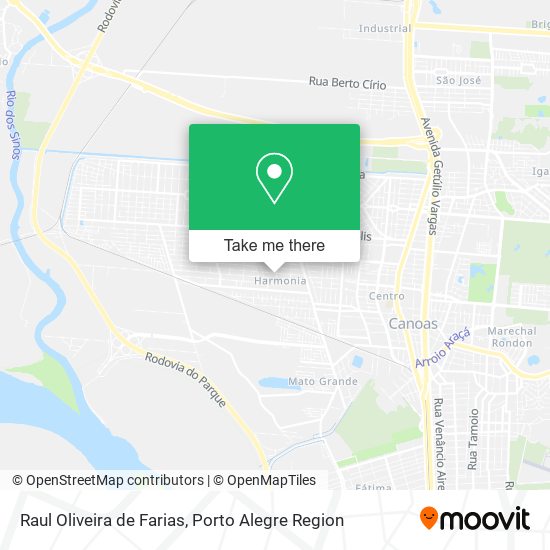 Raul Oliveira de Farias map