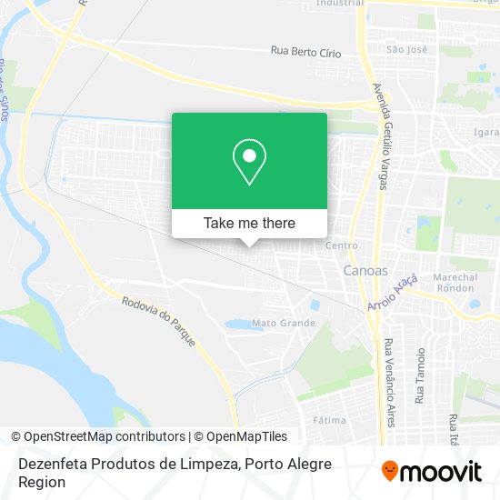 Dezenfeta Produtos de Limpeza map