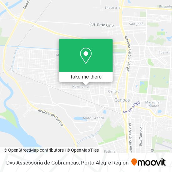 Dvs Assessoria de Cobramcas map