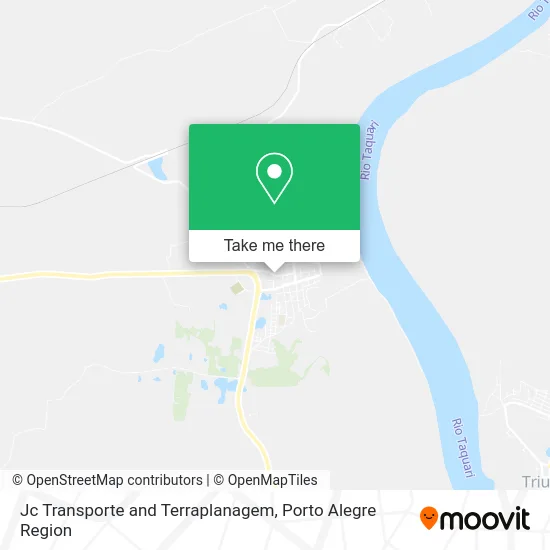 Jc Transporte and Terraplanagem map