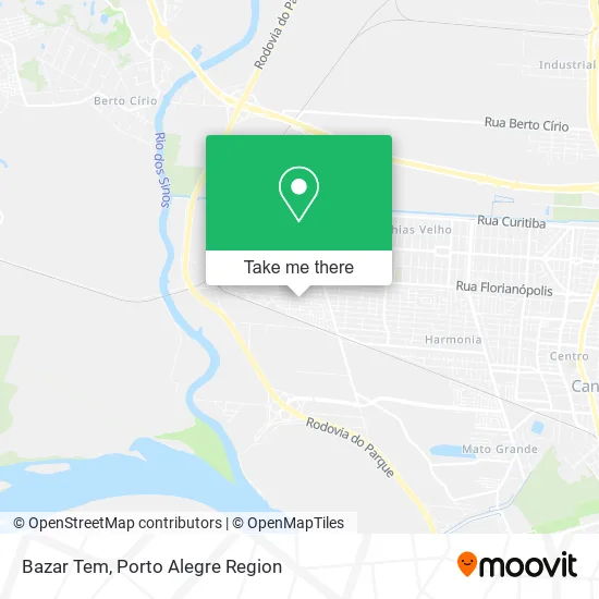 Bazar Tem map