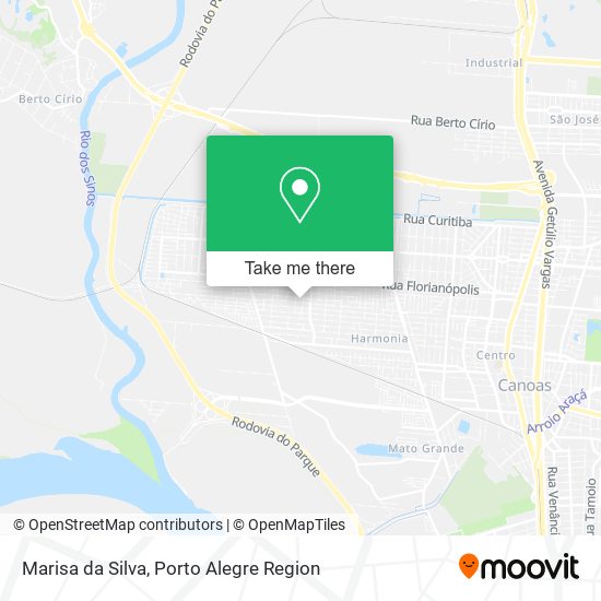 Marisa da Silva map