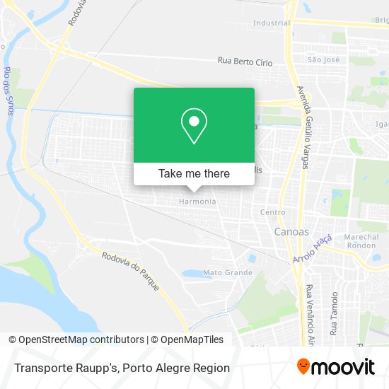 Transporte Raupp's map