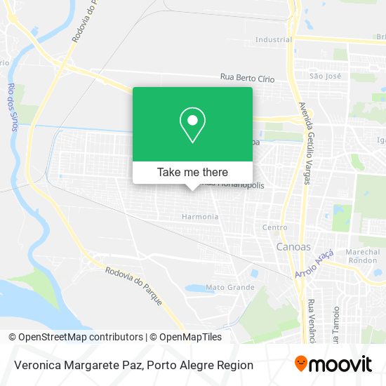 Veronica Margarete Paz map