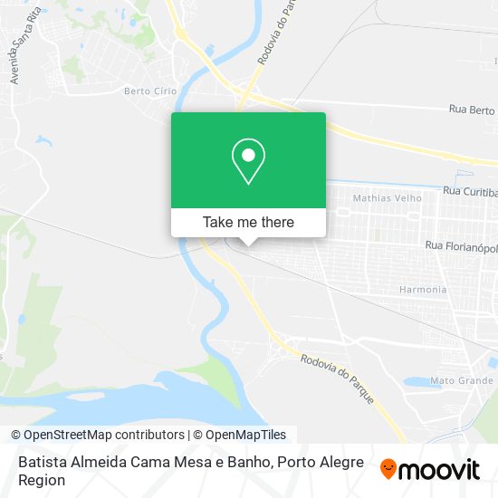 Mapa Batista Almeida Cama Mesa e Banho