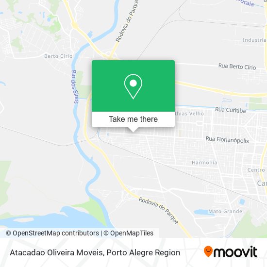 Atacadao Oliveira Moveis map