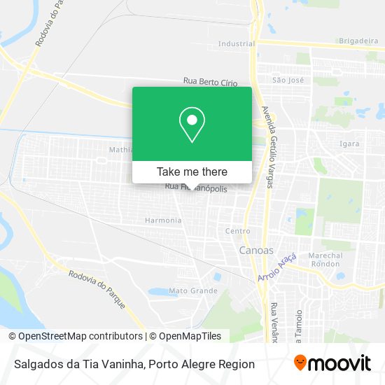 Salgados da Tia Vaninha map