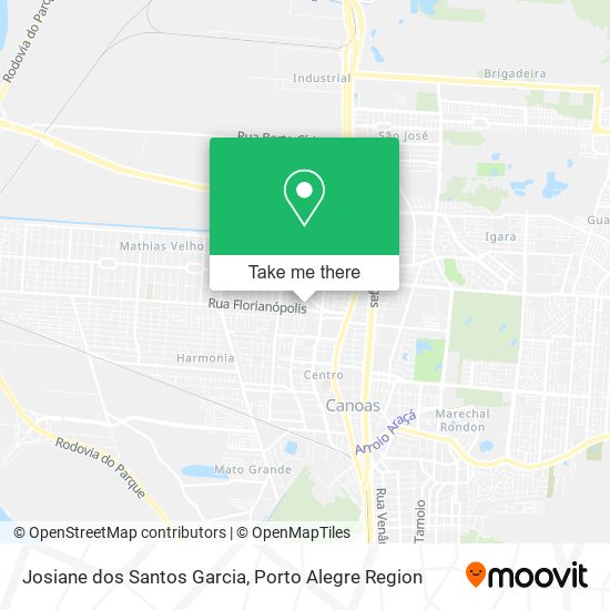 Josiane dos Santos Garcia map