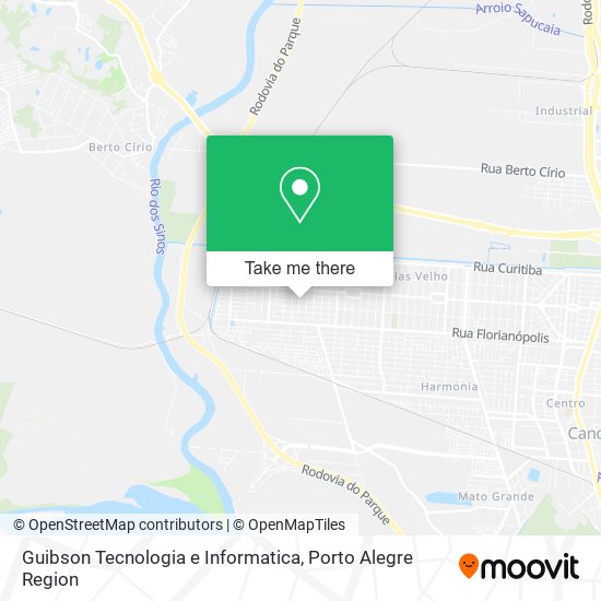 Mapa Guibson Tecnologia e Informatica