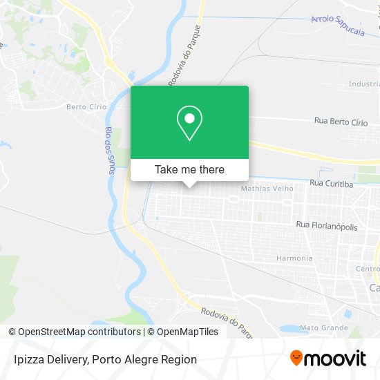 Ipizza Delivery map