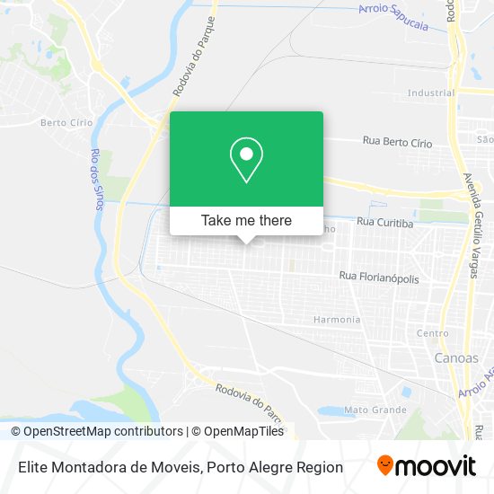 Elite Montadora de Moveis map