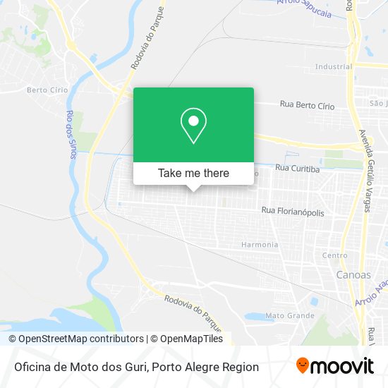 Oficina de Moto dos Guri map
