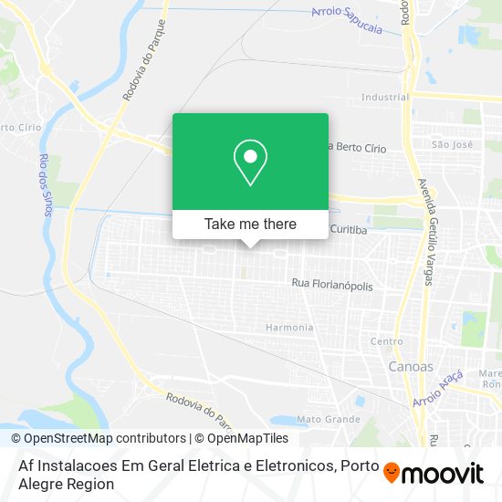 Af Instalacoes Em Geral Eletrica e Eletronicos map
